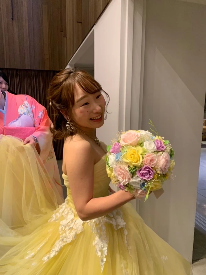 はぁともかいさんのブーケ・ブートニアの写真