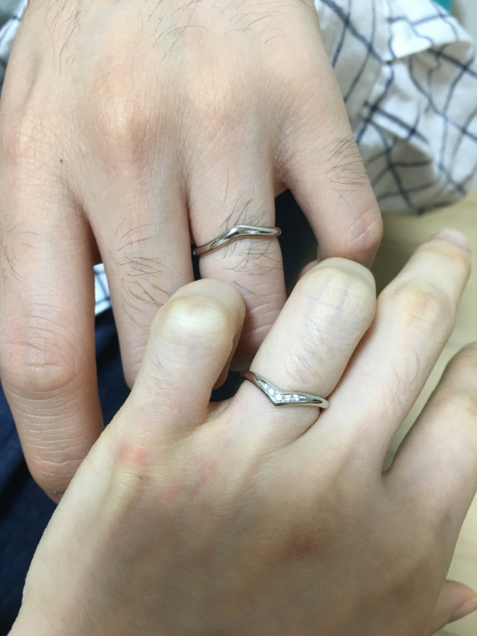 かなさんの結婚指輪の写真