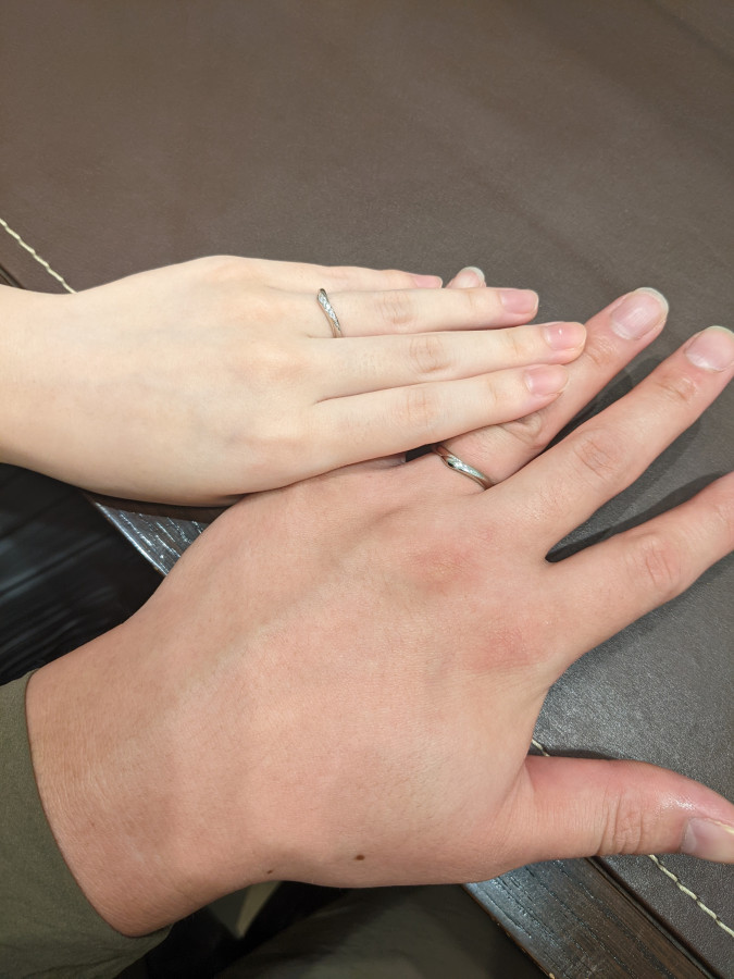 かぶさんの結婚指輪の写真