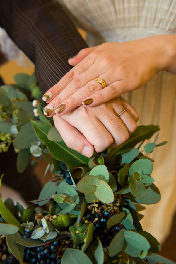 きささんの結婚指輪の写真