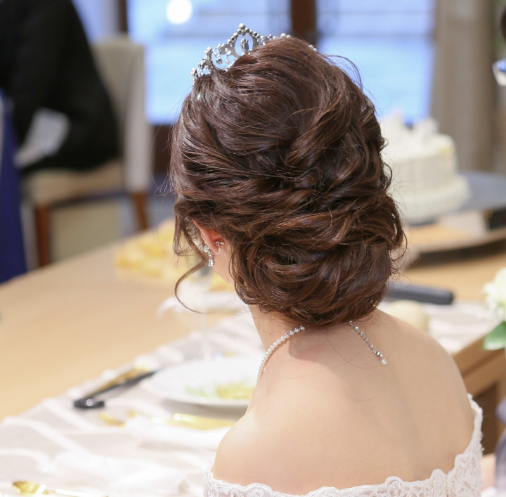 神崎さんのヘアメイクの写真