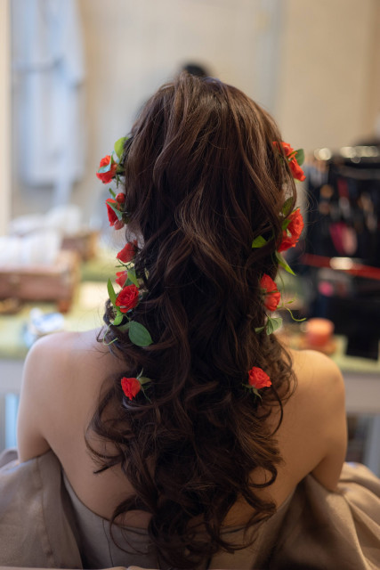 サヤカさんのヘアメイクの写真