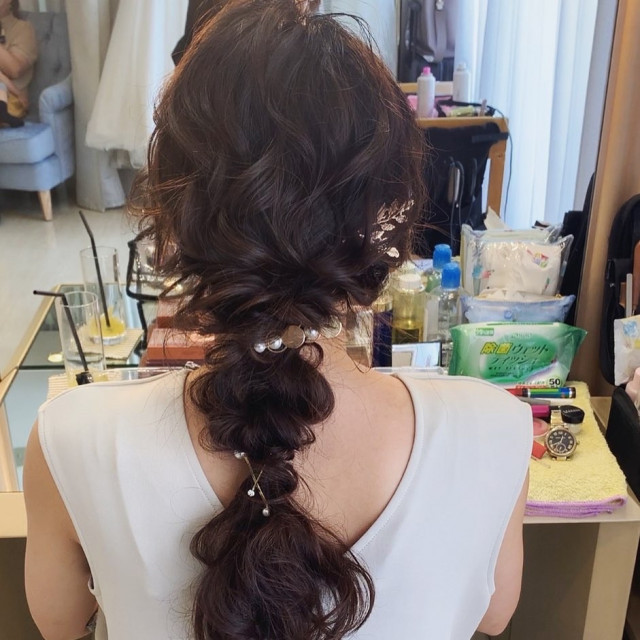 ちーたろうさんのヘアメイクの写真