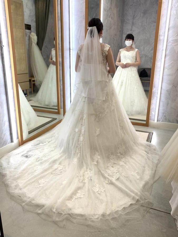 ちゃんさか19さんのウエディングドレスの写真