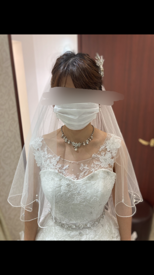のこさんのウエディングドレスの写真