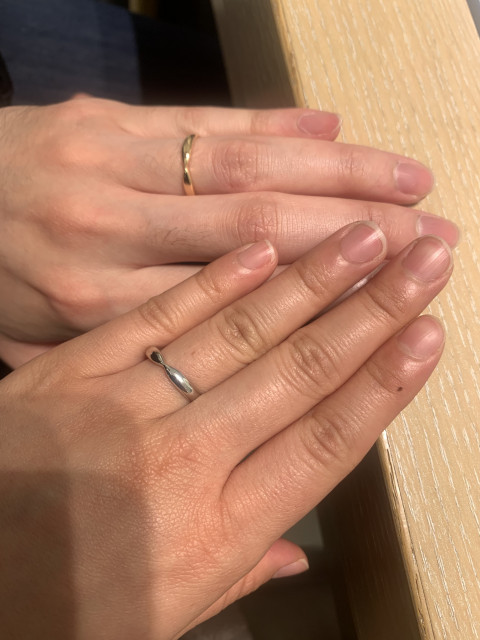 ゆきんさんの結婚指輪の写真