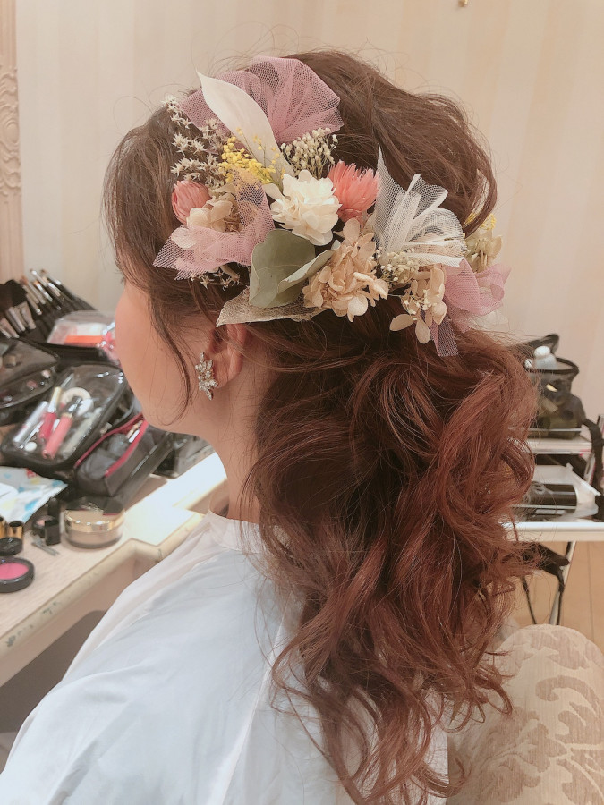 ぴぴさんのヘアメイクの写真