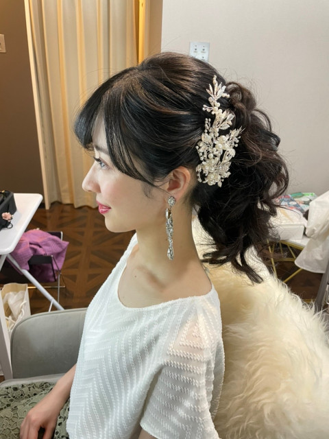 asukaさんのヘアメイクの写真