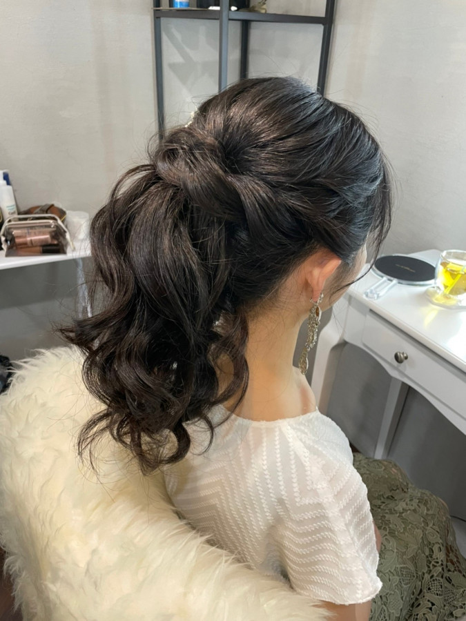 asukaさんのヘアメイクの写真