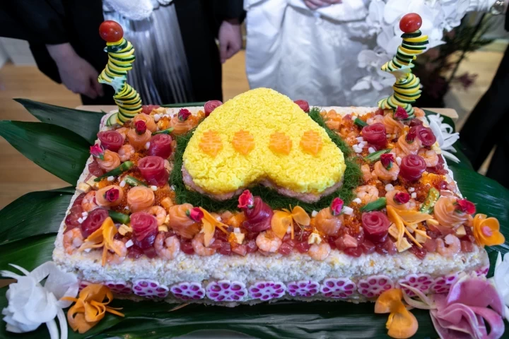 yuさんのウエディングケーキの写真