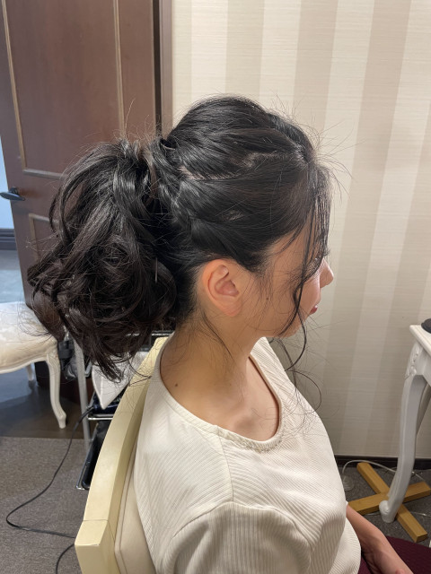 t.n_wdさんのヘアメイクの写真