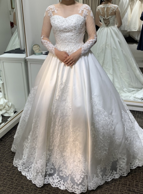 ののさんのウエディングドレスの写真