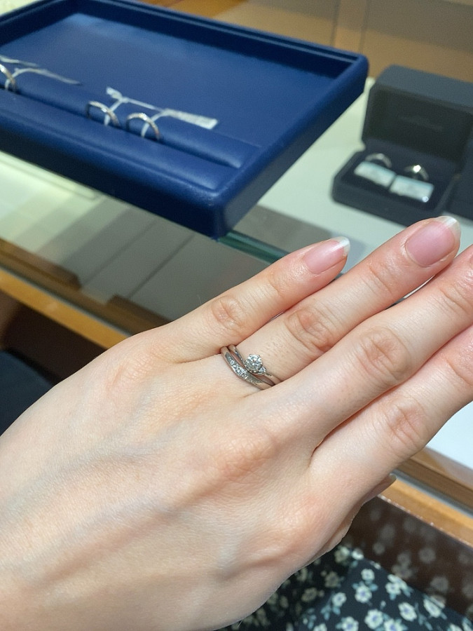 Eriさんの結婚指輪の写真