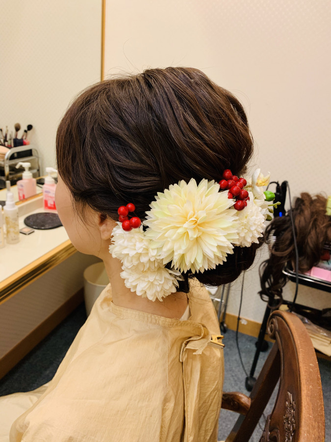 Yさんのヘアメイクの写真