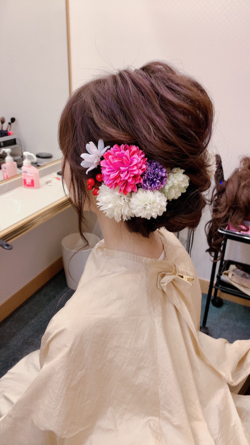 Yさんのヘアメイクの写真