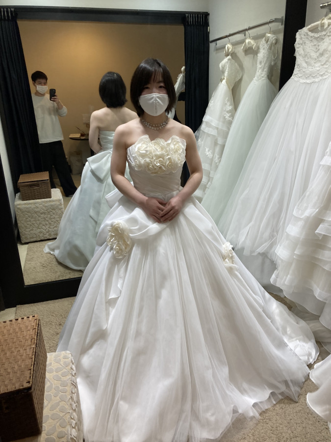 ワチャさんのウエディングドレスの写真