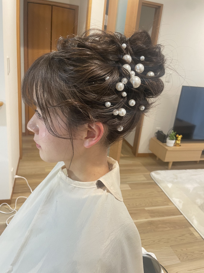 eeさんのヘアメイクの写真