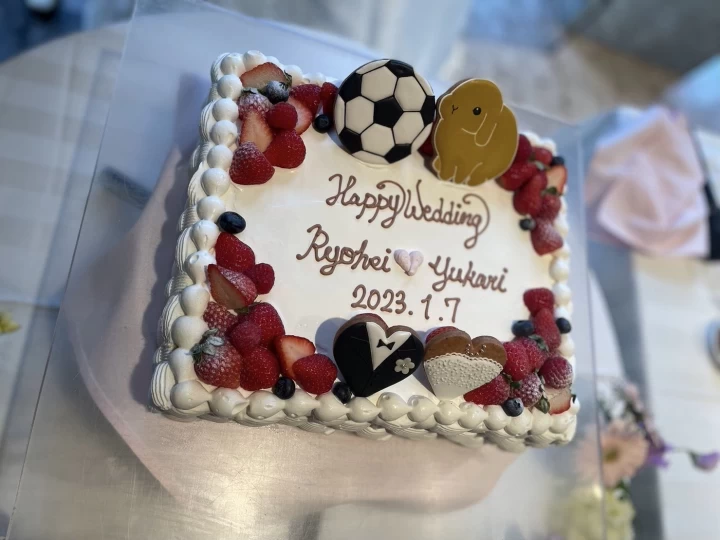 よじこさんのウエディングケーキの写真