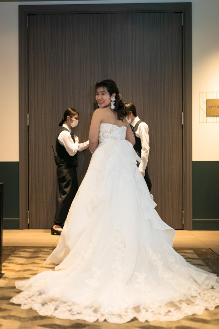 YUKAさんのウエディングドレスの写真