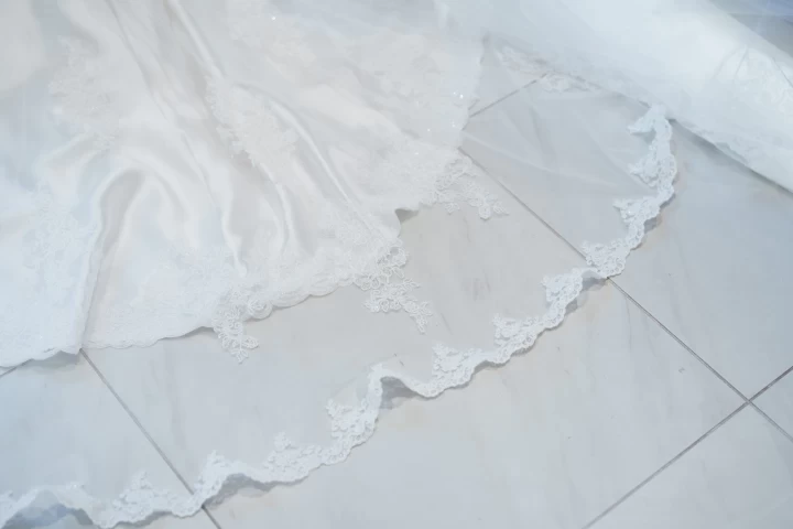 ペリぞうさんのウエディングドレスの写真