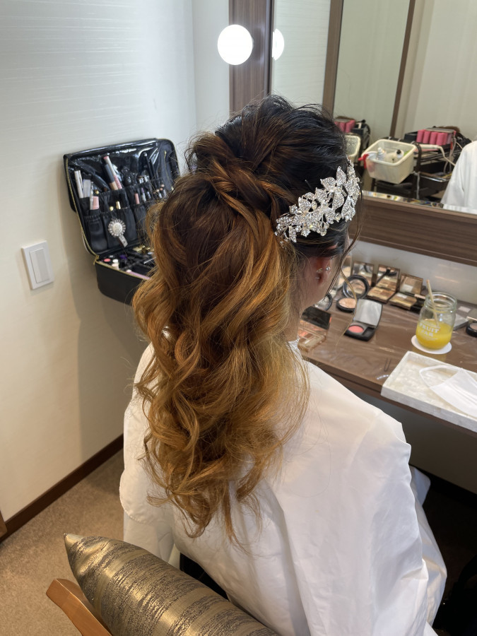 あやなさんのヘアメイクの写真