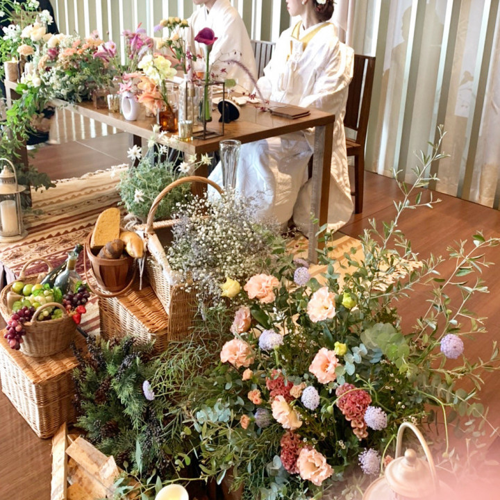 きゃんちょめさんの装花の写真