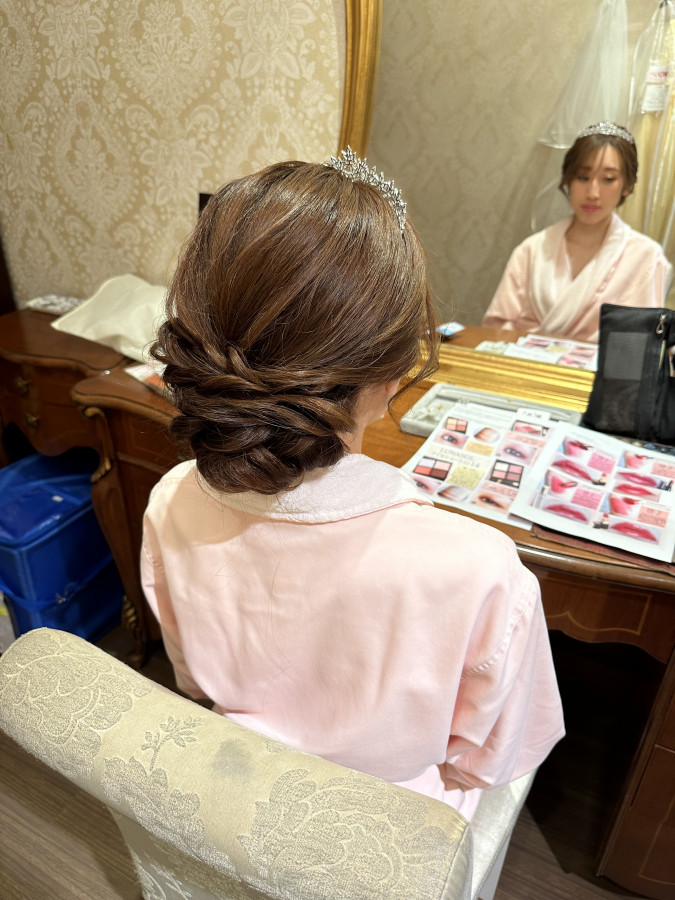 もちさんさんのヘアメイクの写真