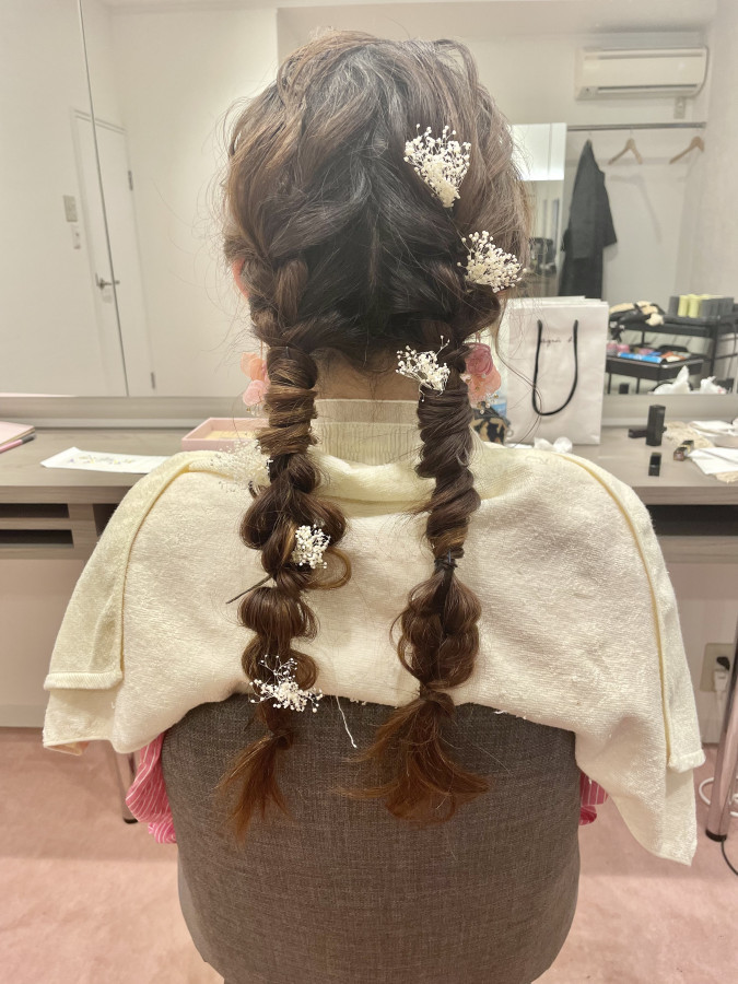 m_y___wdさんのヘアメイクの写真