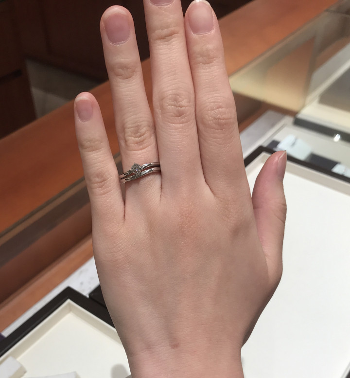 まぐろさんの結婚指輪の写真