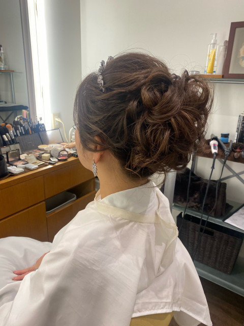 アヤさんのヘアメイクの写真