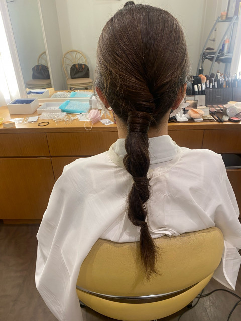 アヤさんのヘアメイクの写真