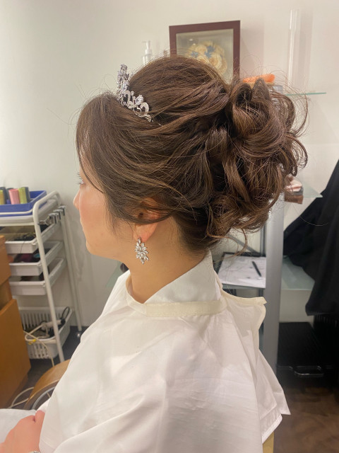 アヤさんのヘアメイクの写真