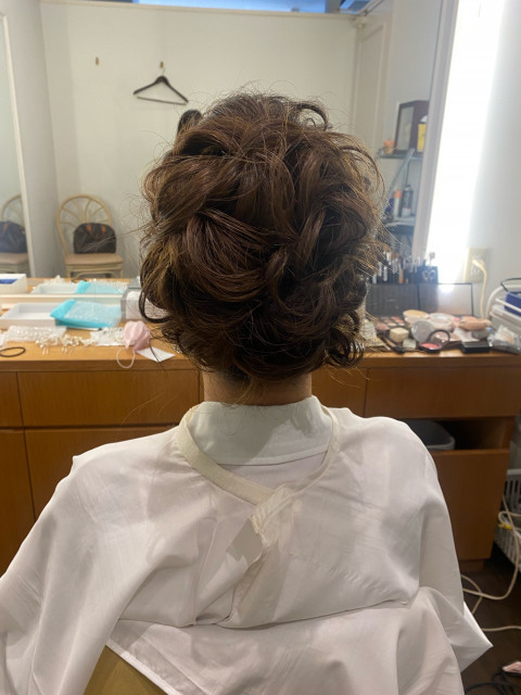 アヤさんのヘアメイクの写真