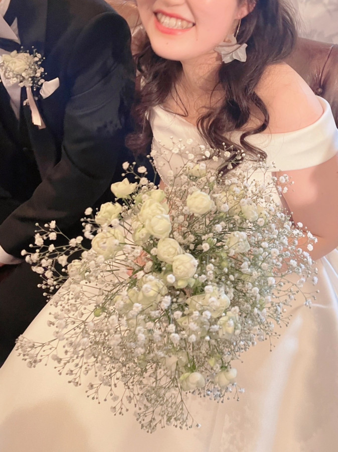 うさまるみさまるさんのウエディングドレスの写真