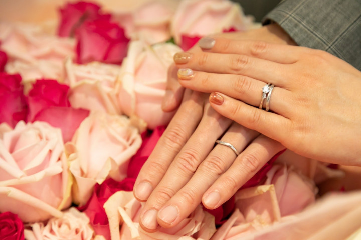 なおにださんの結婚指輪の写真