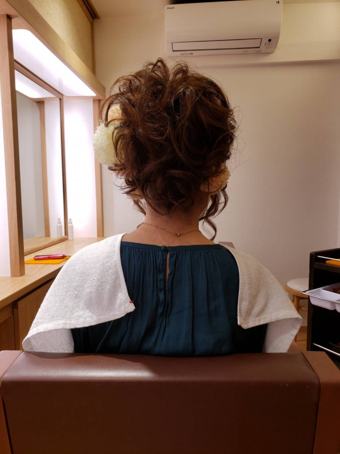 ちーさんのヘアメイクの写真