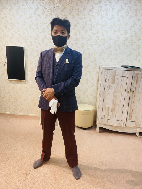 ちょんさんの新郎衣装の写真