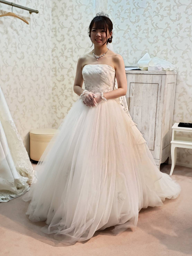 ちょんさんのウエディングドレスの写真