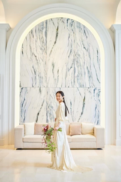 抱っこシャン♡ステキなガーデンウエディング♡野の花ジャカードベア