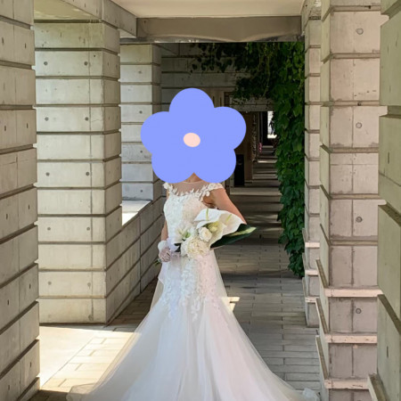 なつさんのウエディングドレス