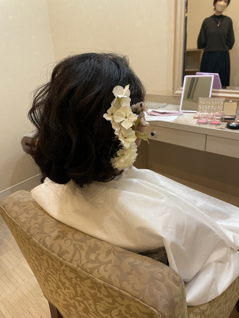 りささんのヘアメイクの写真