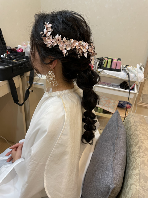 りささんのヘアメイクの写真