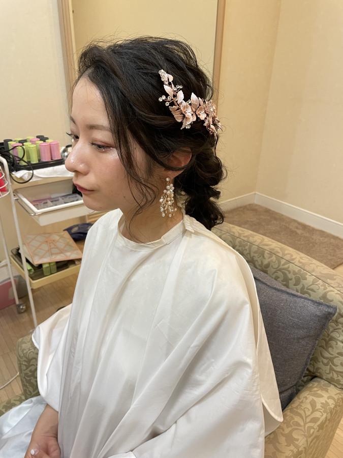 りささんのヘアメイクの写真