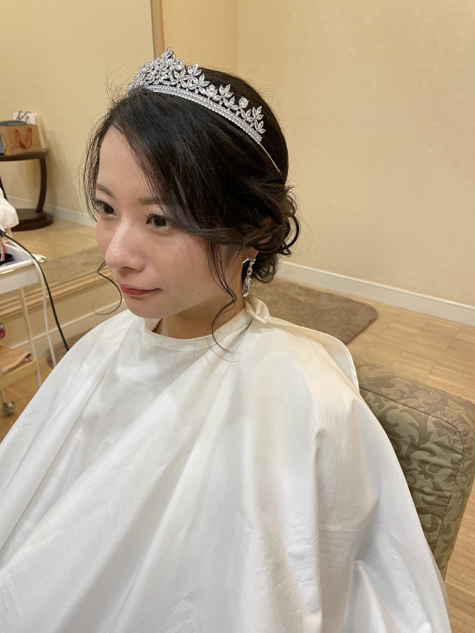 りささんのヘアメイクの写真