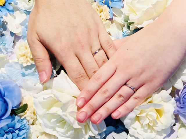 のりさんの結婚指輪の写真