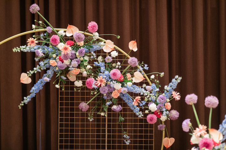 ぽんかんさんの装花の写真