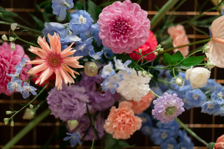 ぽんかんさんの装花の写真