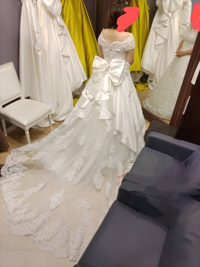 みゃーみゅーさんのウエディングドレスの写真