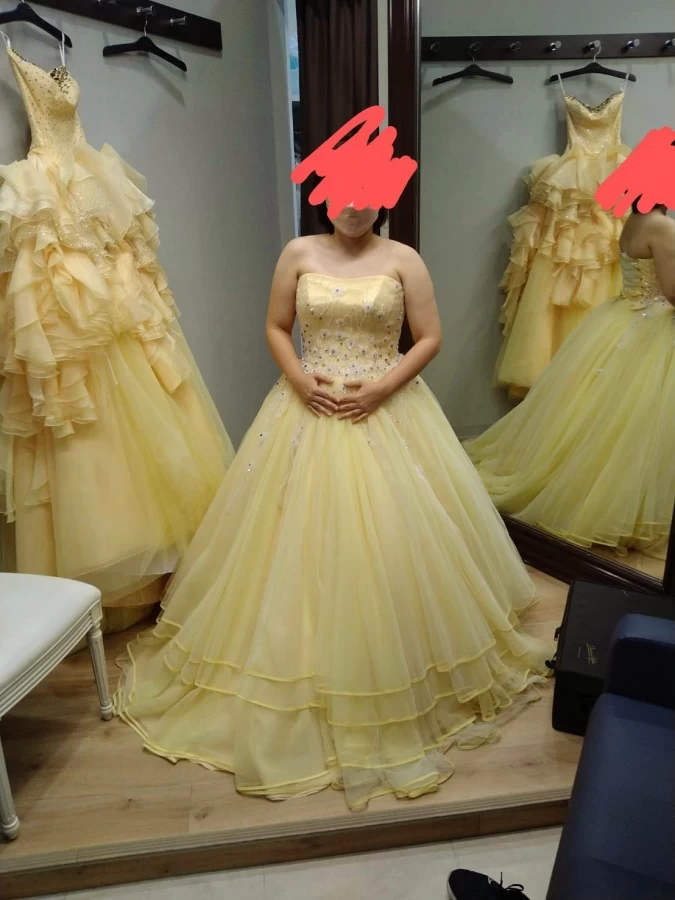 みゃーみゅーさんのウエディングドレスの写真
