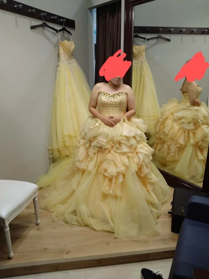 みゃーみゅーさんのウエディングドレスの写真